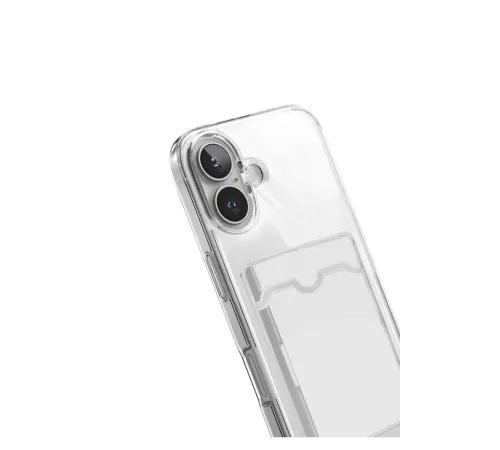 Apple iPhone 17 Kart Şeffaf Silikon - Şeffaf