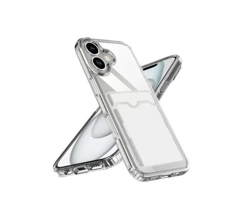 Apple iPhone 17 Kart Şeffaf Silikon - Şeffaf