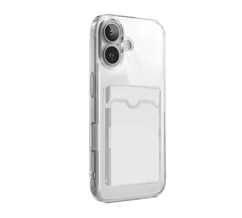 Apple iPhone 17 Kart Şeffaf Silikon - Şeffaf