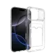 Apple iPhone 17 Pro Kart Şeffaf Silikon - Şeffaf
