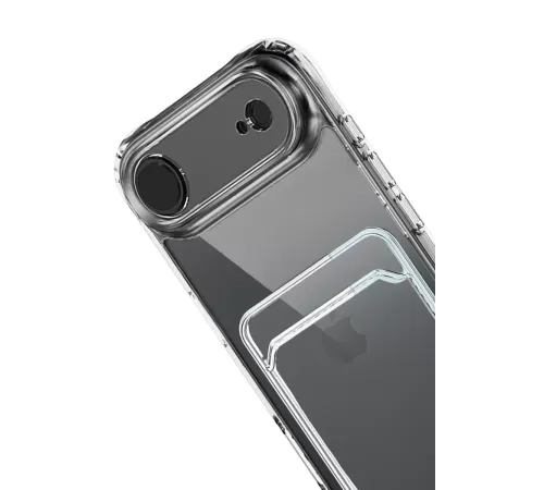Apple iPhone 17 Air Kart Şeffaf Silikon - Şeffaf