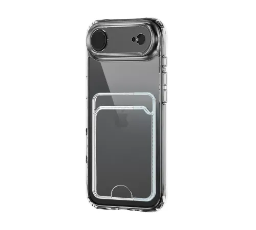 Apple iPhone 17 Air Kart Şeffaf Silikon - Şeffaf