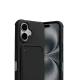 Apple iPhone 17 Kelvin Kartvizitli Silikon - Siyah