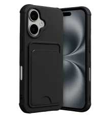 Apple iPhone 17 Kelvin Kartvizitli Silikon - Siyah