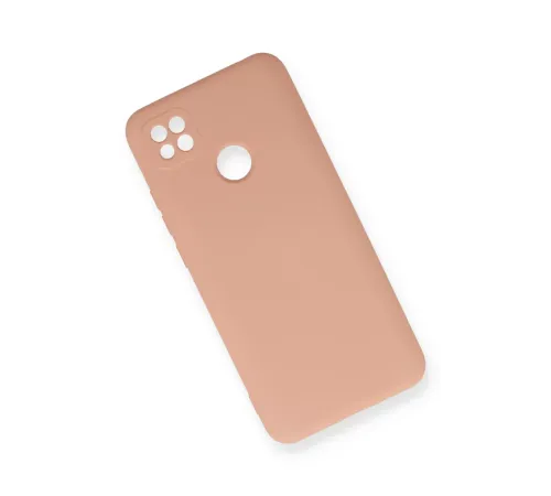 Xiaomi Redmi 9C Kılıf Nano içi Kadife Silikon - Pudra