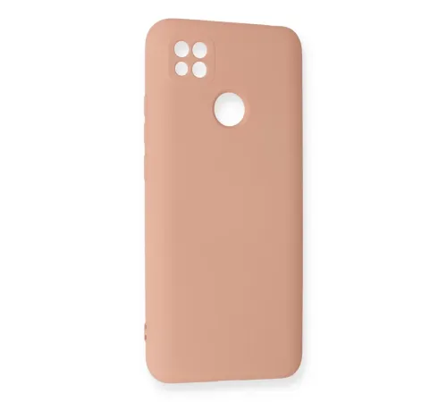 Xiaomi Redmi 9C Kılıf Nano içi Kadife Silikon - Pudra