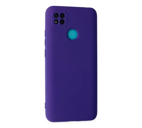 Xiaomi Redmi 9C Kılıf Nano içi Kadife Silikon - Mor