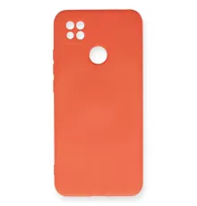 Xiaomi Redmi 9C Kılıf Nano içi Kadife Silikon - Turuncu