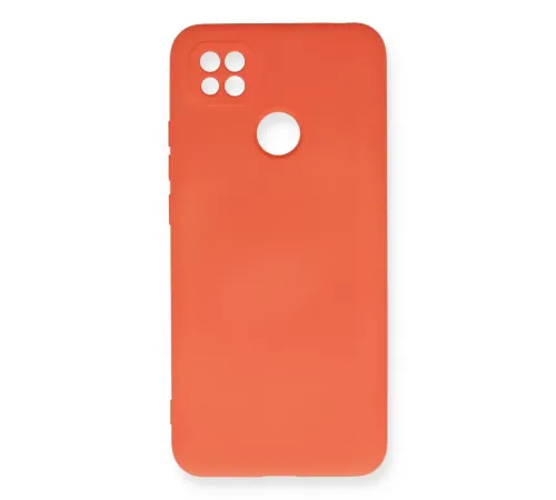 Xiaomi Redmi 9C Kılıf Nano içi Kadife Silikon - Turuncu