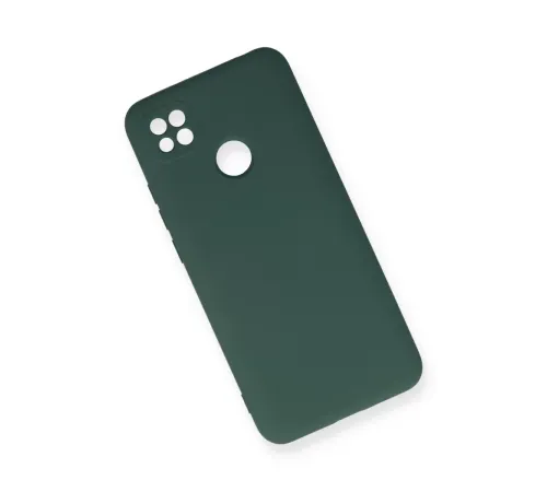 Xiaomi Redmi 9C Kılıf Nano içi Kadife Silikon - Koyu Yeşil