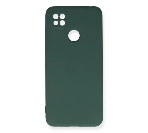 Xiaomi Redmi 9C Kılıf Nano içi Kadife Silikon - Koyu Yeşil
