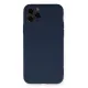 Apple iPhone 11 Pro Kılıf Nano içi Kadife Silikon - Lacivert
