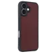 Apple iPhone 16 Kılıf Aras Deri Kapak - Bordo