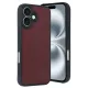 Apple iPhone 16 Kılıf Aras Deri Kapak - Bordo
