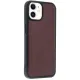 Apple iPhone 11 Kılıf Aras Deri Kapak - Bordo