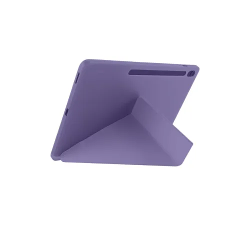 Apple iPad Pro 11 (2024) Kılıf Kalemlikli Hugo Tablet Kılıfı - Mor