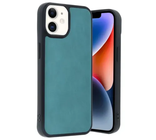 Apple iPhone 11 Kılıf Aras Deri Kapak - Açık Yeşil