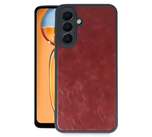 Samsung Galaxy A36 Kılıf Aras Deri Kapak - Bordo