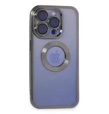 Apple iPhone 15 Pro Kılıf Slot Silikon - Titan Gri