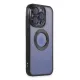 Apple iPhone 15 Pro Max Kılıf Slot Silikon - Siyah