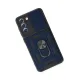 Samsung Galaxy S21 FE Kılıf Pars Lens Yüzüklü Silikon - Lacivert