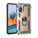 Xiaomi Redmi Note 10 Pro Kılıf Sofya Yüzüklü Silikon Kapak - Gold