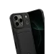 Apple iPhone 17 Pro Max Kelvin Kartvizitli Silikon - Siyah