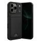 Apple iPhone 17 Pro Max Kelvin Kartvizitli Silikon - Siyah