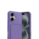 Apple iPhone 17 Kelvin Kartvizitli Silikon - Lila