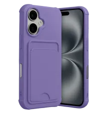 Apple iPhone 17 Kelvin Kartvizitli Silikon - Lila
