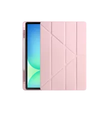 Apple iPad Pro 13 (2024) Kılıf Kalemlikli Hugo Tablet Kılıfı - Rose Gold