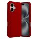 Apple iPhone 17 Kelvin Kartvizitli Silikon - Kırmızı
