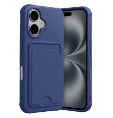 Apple iPhone 17 Kelvin Kartvizitli Silikon - Lacivert