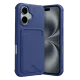 Apple iPhone 17 Kelvin Kartvizitli Silikon - Lacivert