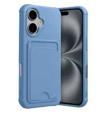 Apple iPhone 17 Kelvin Kartvizitli Silikon - Mavi