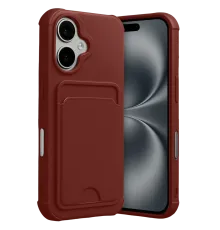Apple iPhone 17 Kelvin Kartvizitli Silikon - Bordo