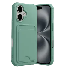 Apple iPhone 17 Kelvin Kartvizitli Silikon - Açık Yeşil