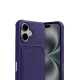 Apple iPhone 17 Kelvin Kartvizitli Silikon - Derin Mor