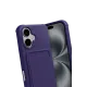 Apple iPhone 17 Kelvin Kartvizitli Silikon - Derin Mor