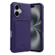 Apple iPhone 17 Kelvin Kartvizitli Silikon - Derin Mor