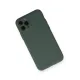 Apple iPhone 11 Pro Kılıf Nano içi Kadife Silikon - Koyu Yeşil