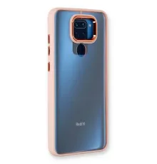 Xiaomi Redmi Note 9 Kılıf Dora Kapak - Pudra