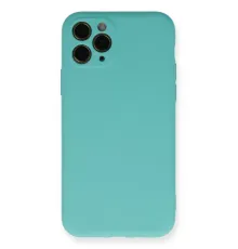 Apple iPhone 11 Pro Kılıf Nano içi Kadife Silikon - Turkuaz
