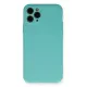Apple iPhone 11 Pro Kılıf Nano içi Kadife Silikon - Turkuaz