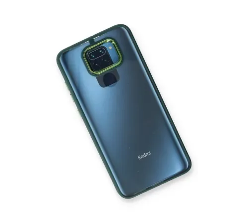 Xiaomi Redmi Note 9 Kılıf Dora Kapak - Haki Yeşil