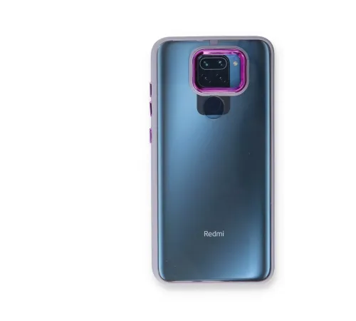 Xiaomi Redmi Note 9 Kılıf Dora Kapak - Lila