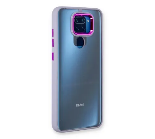 Xiaomi Redmi Note 9 Kılıf Dora Kapak - Lila