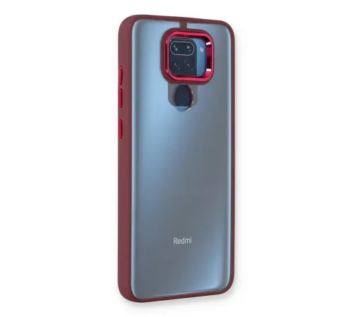 Xiaomi Redmi Note 9 Kılıf Dora Kapak - Kırmızı