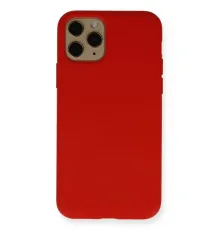 Apple iPhone 11 Pro Kılıf Nano içi Kadife Silikon - Kırmızı