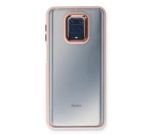 Xiaomi Redmi Note 9 Pro Kılıf Dora Kapak - Pudra